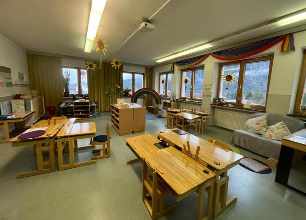 Bild des Klassenzimmers in Vorderhornbach